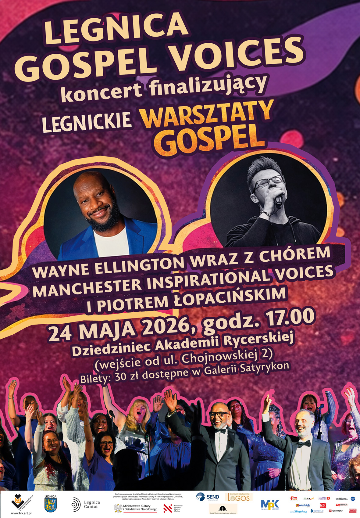Legnica Gospel Voices 2026 - plakat Legnica Gospel Voices 2026 - plakat