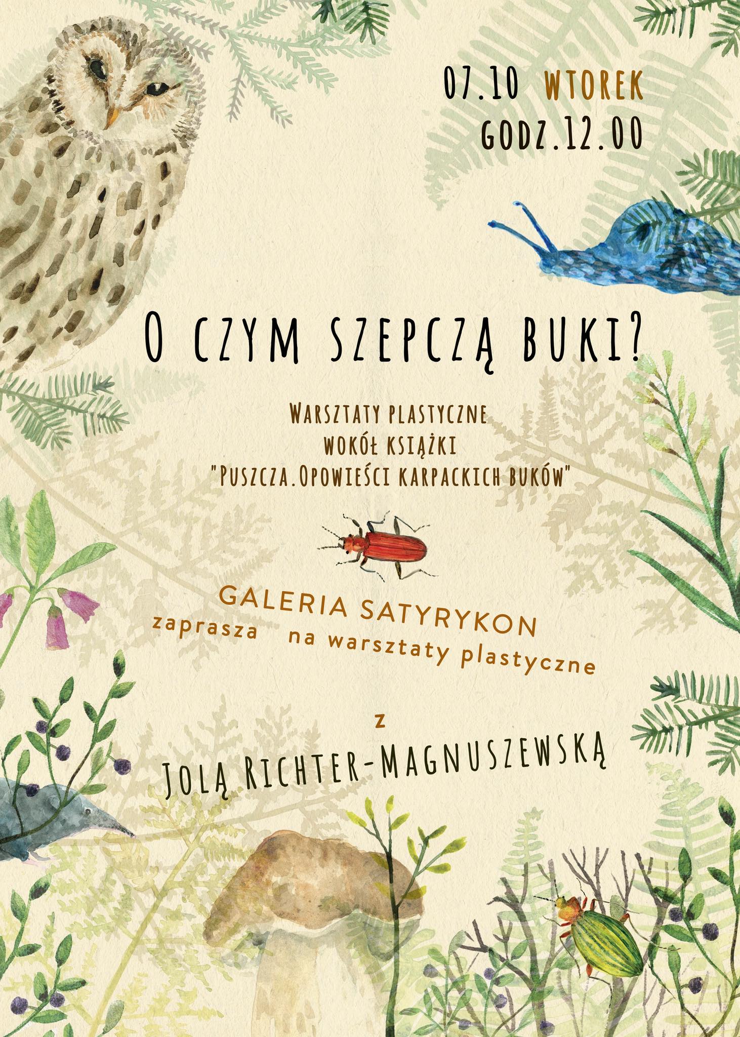 O czym szepczą buki - 7.10.2026 - warsztaty