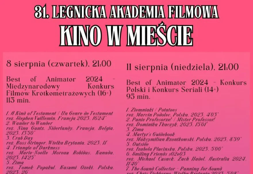 Kino w Mieście (31. LAF-WFA)