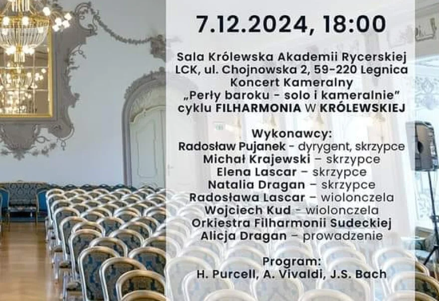 Filharmonia w Królewskiej - "Perły baroku – solo i kameralnie"