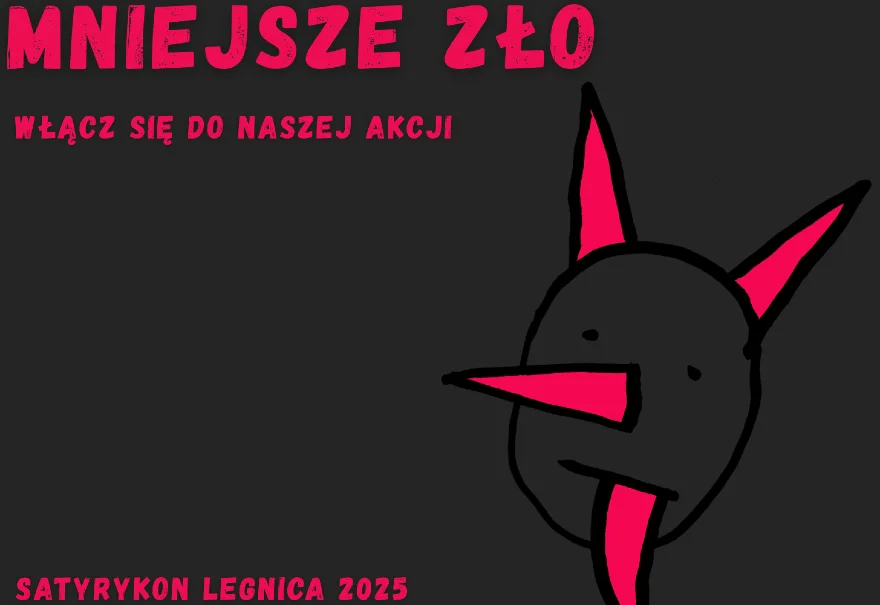 Akcja happeningowa „transparenty – MNIEJSZE zło”