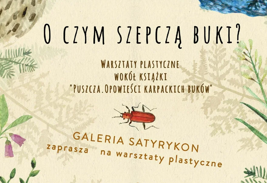 O czym szepczą buki? Warsztaty z Jolą Richter-Magnuszewską