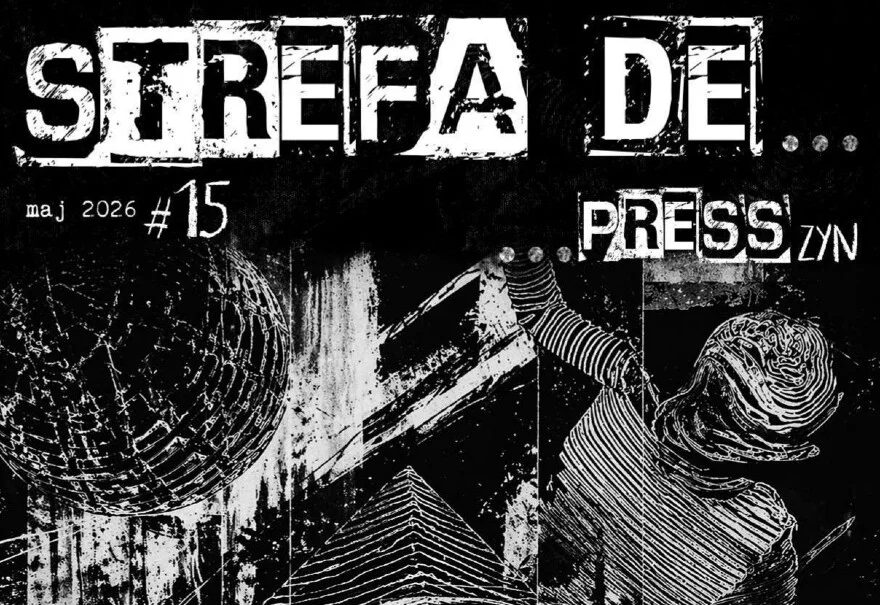 Okładka 15. numeru "Strefy De... press'zyn"